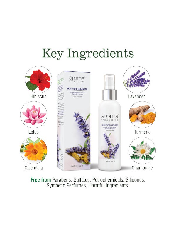 Aroma Treasures Skin Pure Cleanser 100gm