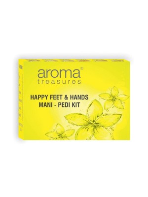 Aroma Treasures Happy Hands And Feet Mani Pedi Single Time Use Kit - 33 gm