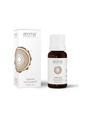 Aroma Treasures Cedar Wood Essential Oil100% Pure & Natural - 10 ml