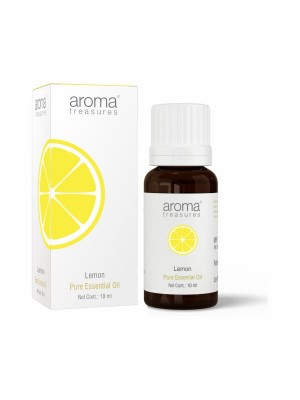 Aroma Treasures Lemon Essentail Oil 100% Pure & Natural - 10 ml