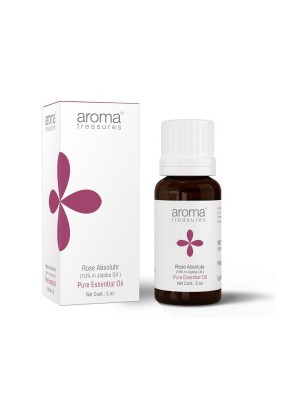 Aroma Treasures Rose Absolute Essential Oil 100% Pure & Natural - 5ml