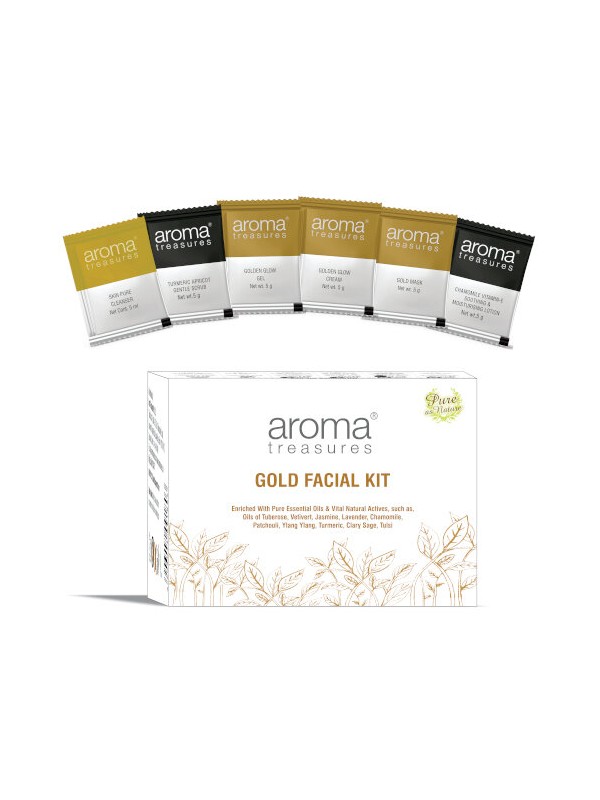Aroma Treasures Golden Glow Kit Single Time Use - 30 gm