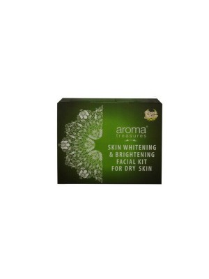Aroma Treasures Skin Whitening & Brightening Facial Kit for Dry Skin 225 gm