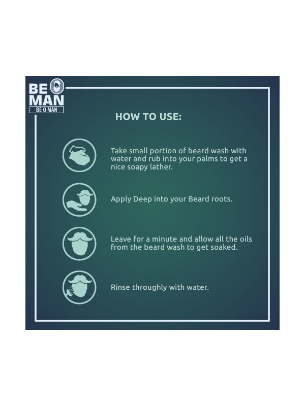 Be O Man Eterny Beardwash 100ml