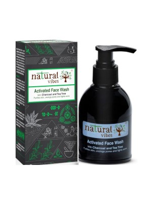 Natural Vibes Charcoal Face Wash 150ml