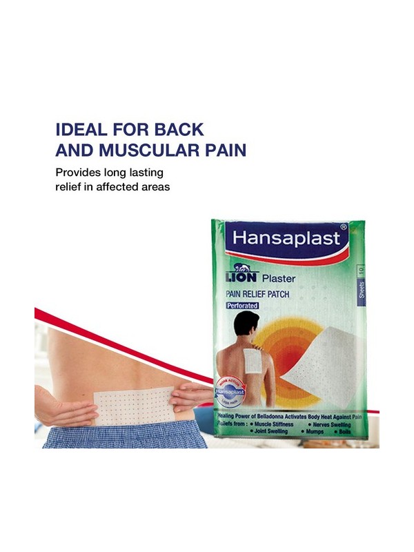 Hansaplast Lion Plaster Pain Relief Patch 10 Sheet