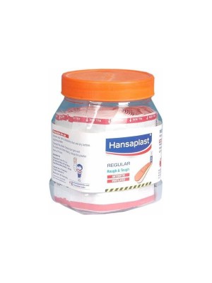 Hansaplast Medicated Dressing Jar 100+40 Bandage Strips