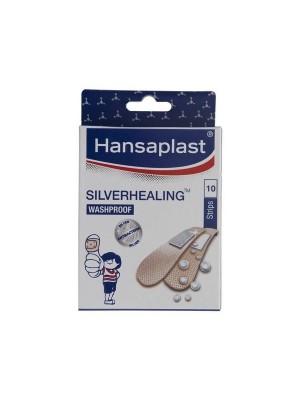 Hansaplast Silverhealing Washproof 10'S Bandage Strips