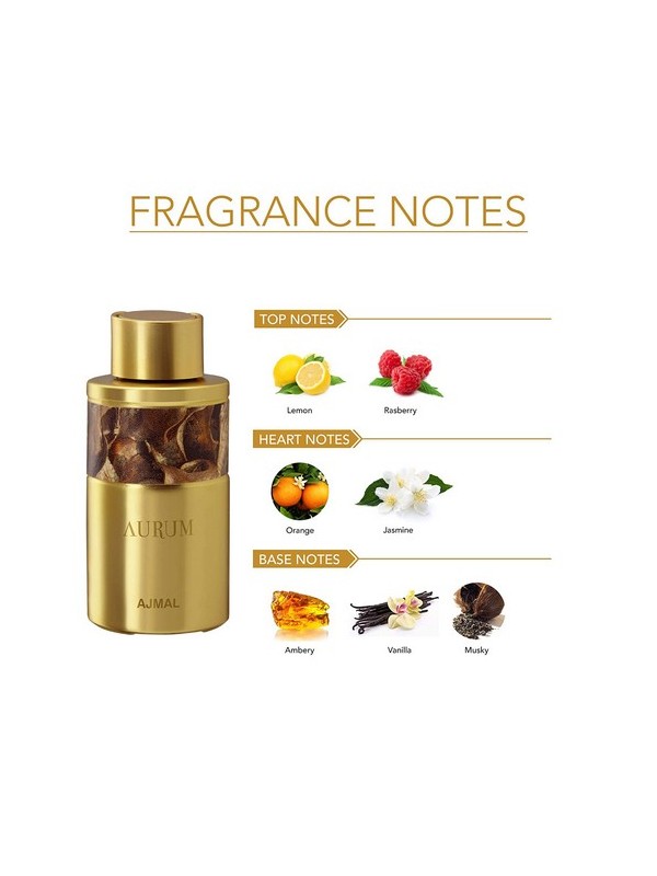 Ajmal Aurum Concentrated Fruity Perfume Free From Alcohol 10ml for Women