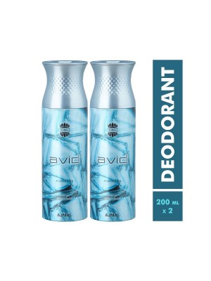 Ajmal Avid & Avid Deodorants for Men (200 ml, Pack Of 2)