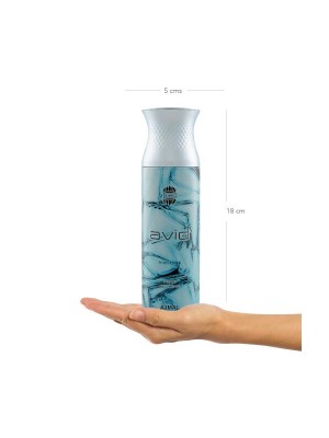 Ajmal Avid & Blu & Carbon Deodorant Spray  for Men (200 ml, Pack Of 3)