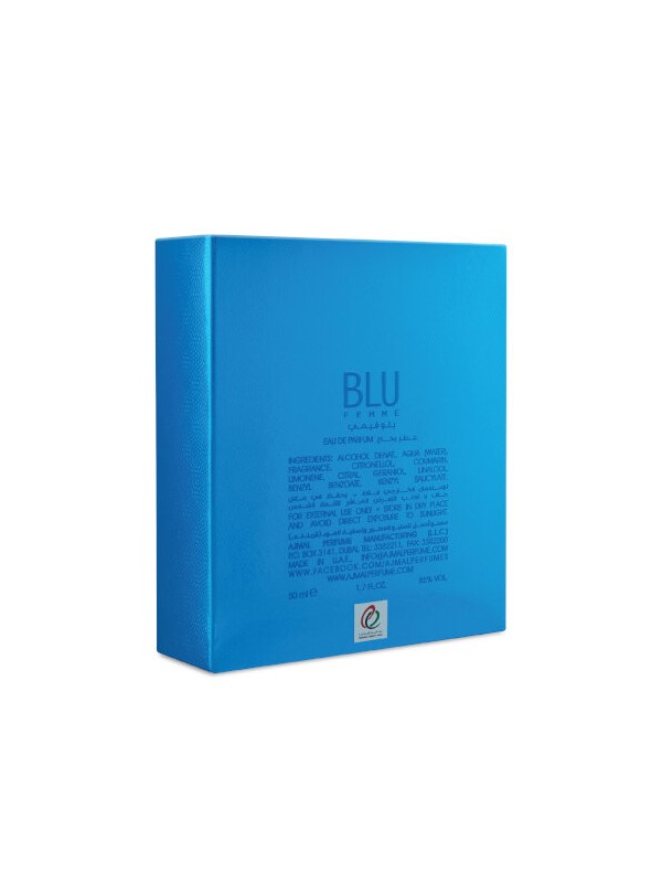 Ajmal Blu Femme Edp 50ml Floral Perfume for Women