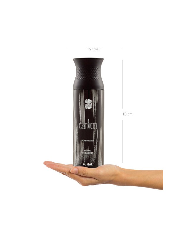 Ajmal Carbon Perfume Deodorant 200ml for Men