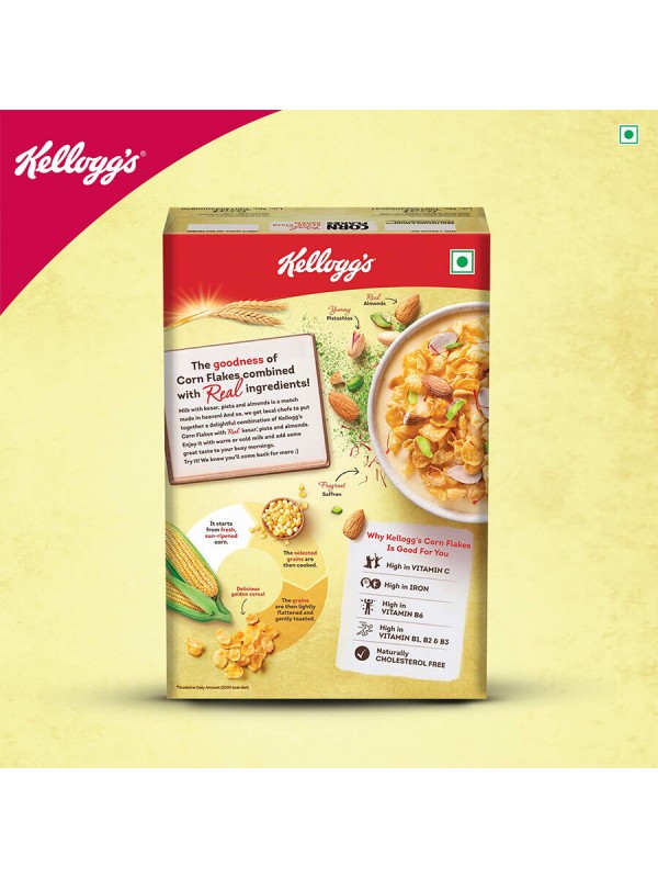 Kellogg's Real Kesar Pista Badam Corn Flakes 280 gm