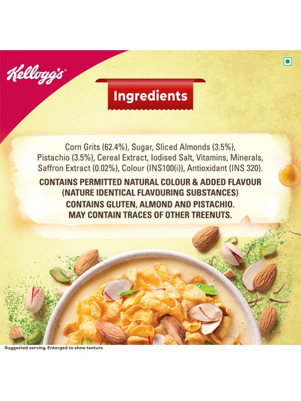Kellogg's Real Kesar Pista Badam Corn Flakes 280 gm