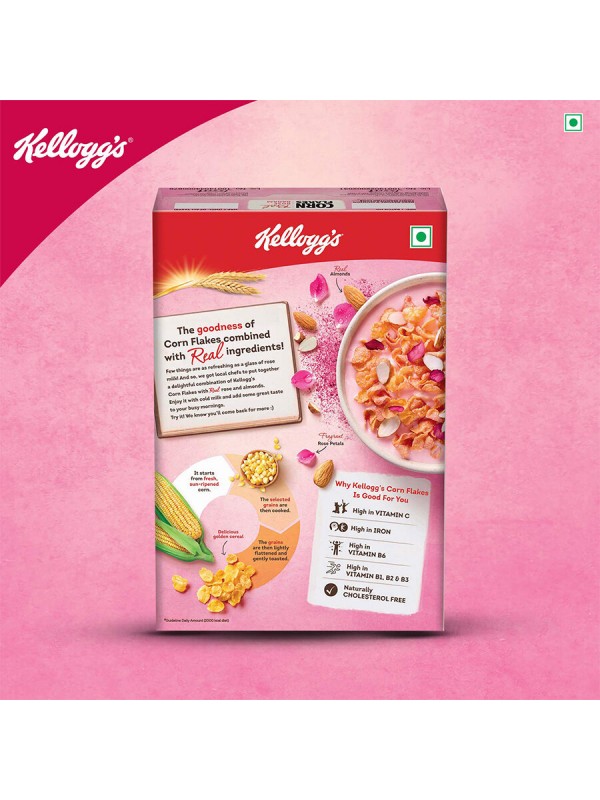 Kellogg's Real Rose Badam Corn Flakes 280gm
