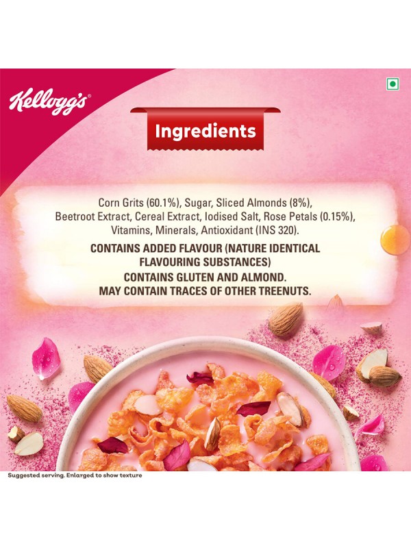 Kellogg's Real Rose Badam Corn Flakes 280gm
