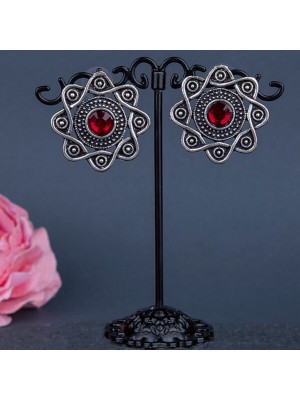 Queen Be  Oxidised Entwined Tops - Maroon Center