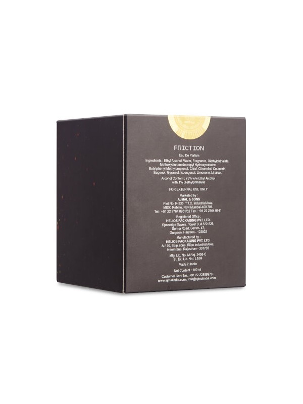Ajmal Friction Edp 100ml Citrus Perfume for Men
