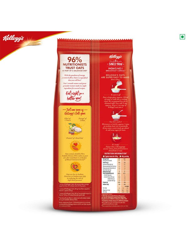 Kellogg's Oats Trusted by Nutritionists 1.5kg