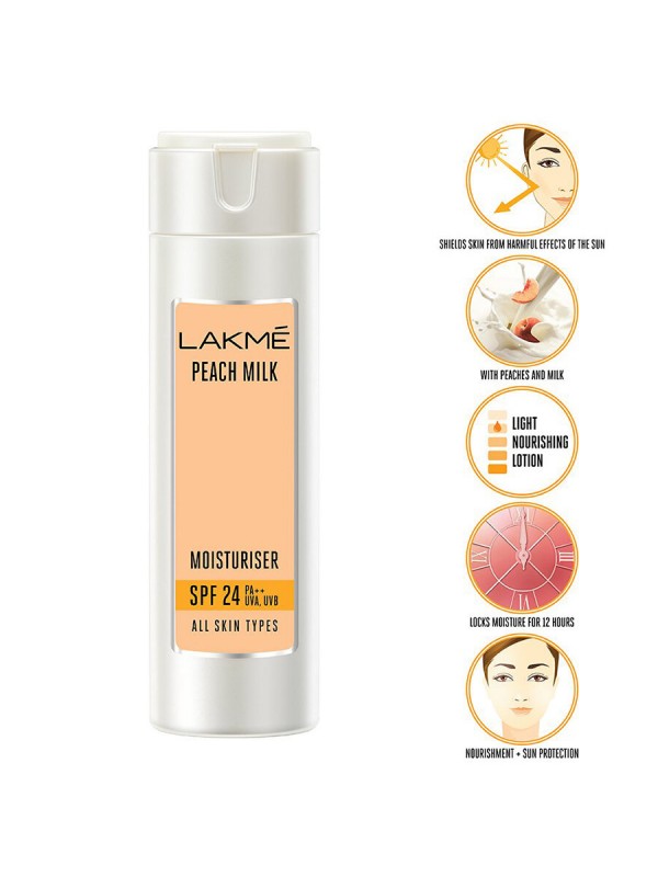 Lakme Peach Milk Moisturizer Spf24 - 120ml