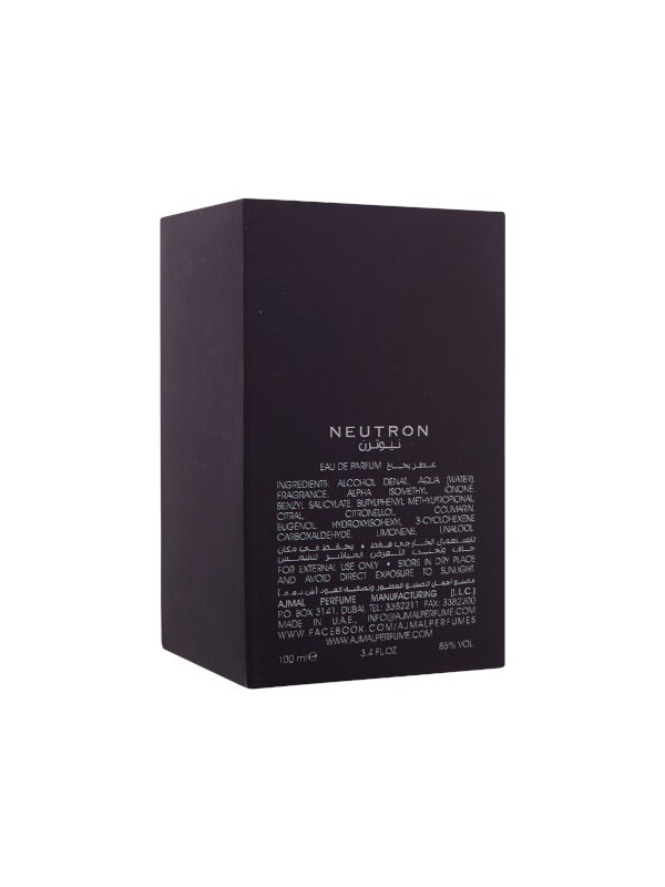 Ajmal Neutron Edp 100ml Citrus Perfume for Men