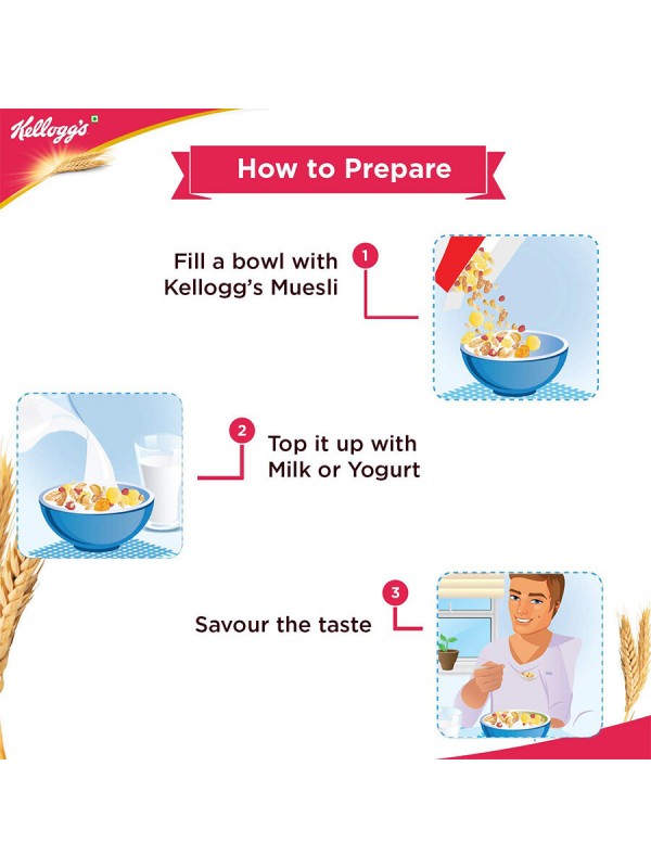 Kellogg's Cornflakes Muesli No Added Sugar 550 gm