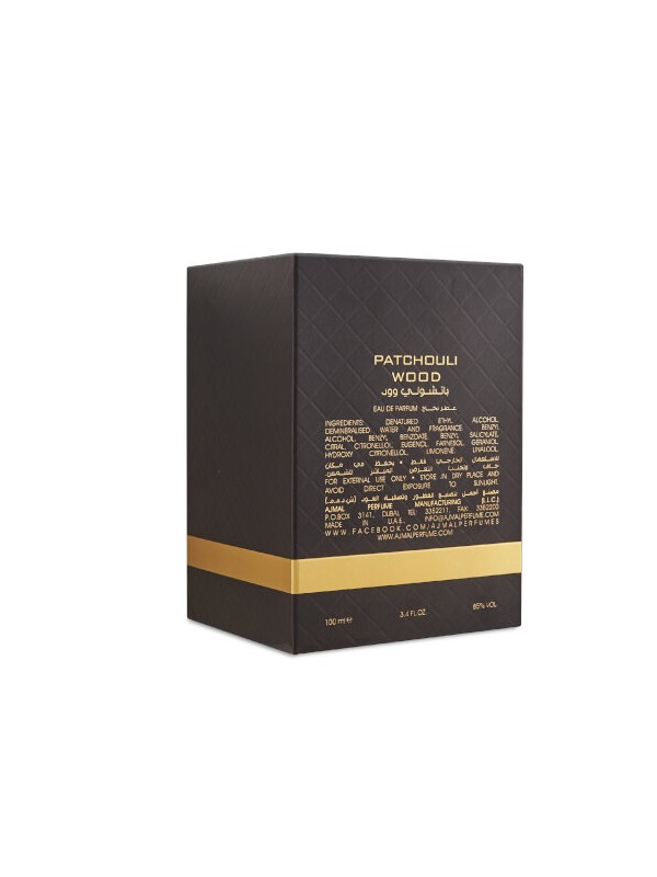 Ajmal Patchouli Wood Edp 100ml Woody Perfume - Unisex