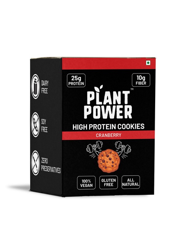 Plant Power Protein Cranberry Cookies -100 gm