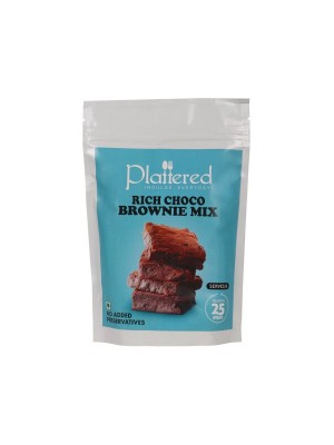 Plattered Rich Choco Brownie Mix 380 gm