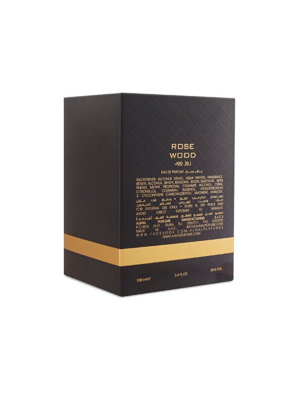 Ajmal Rose Wood Edp 100ml Woody Perfume - Unisex