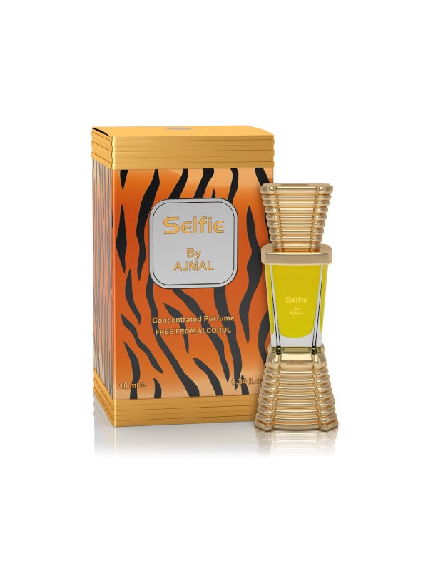 Ajmal Selfie Concentrated Woody Perfume Free From Alcohol 10ml for Male