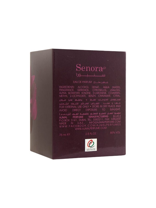Ajmal Senora Edp 75ml Floral Perfume for Women