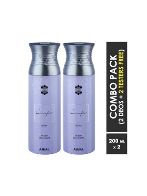 Ajmal Sacrifice her & Sacrifice her Deodorants for Women (200 ml Pack Of 2)