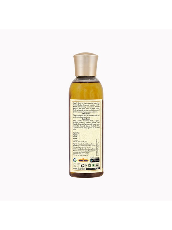 Vagad's Khadi 18 Herbs Mineral Free Oil 100 ml
