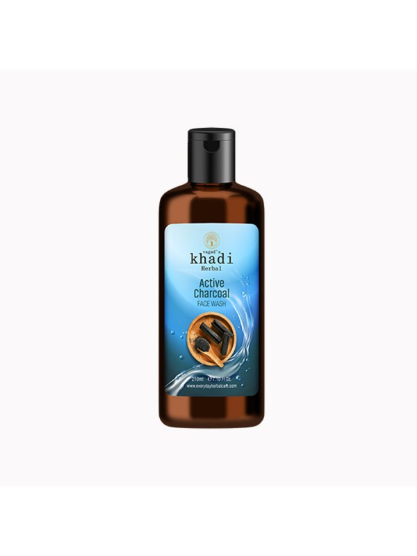 Vagad's Khadi Active Charcoal Face Wash - 210 ml