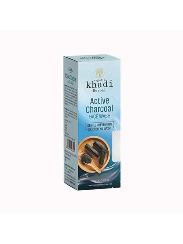 Vagad's Khadi Active Charcoal Face Wash - 210 ml