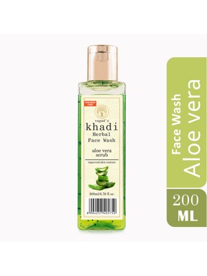 Vagad's Khadi Aloe Vera Scrub Face Wash 200 ml