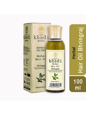 Vagad's Khadi Bhringraj Mineral Free Oil 100 ml