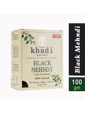 Vagad's Khadi Ayurvedic Hair Colour Black 100 gm