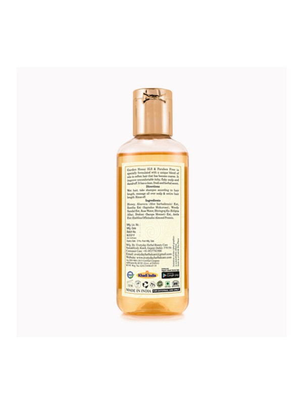 Vagad's Khadi Garden Honey SLS Free Shampoo - 210 ml