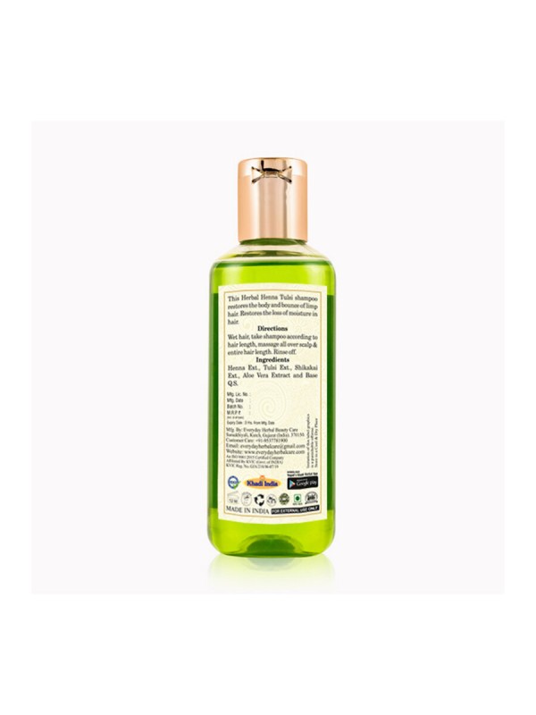 Vagad's Khadi Henna & Tulsi Shampoo 210 ml