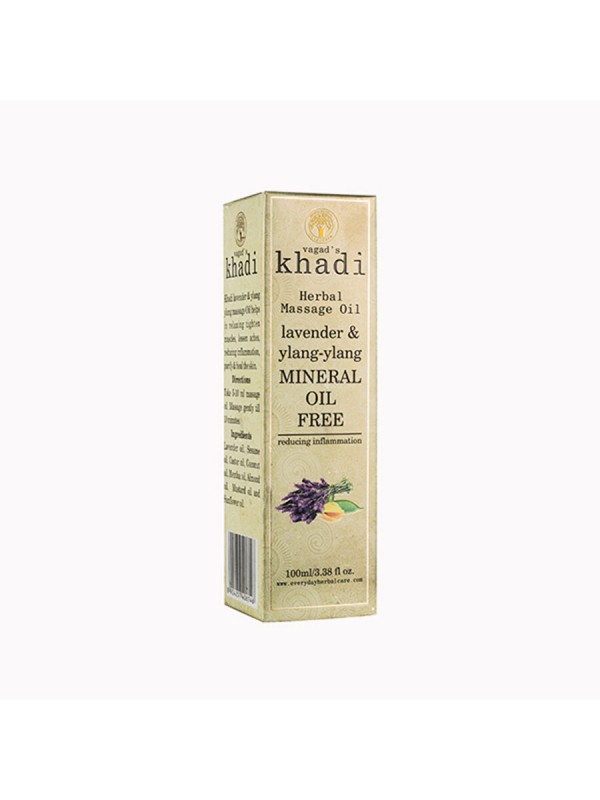 Vagad's Khadi Lavender & Ylang Ylang Llp Free Massage Oil 100 ml