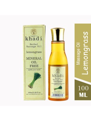 Vagad's Khadi Lemongrass Llp Free Massage Oil 100 ml