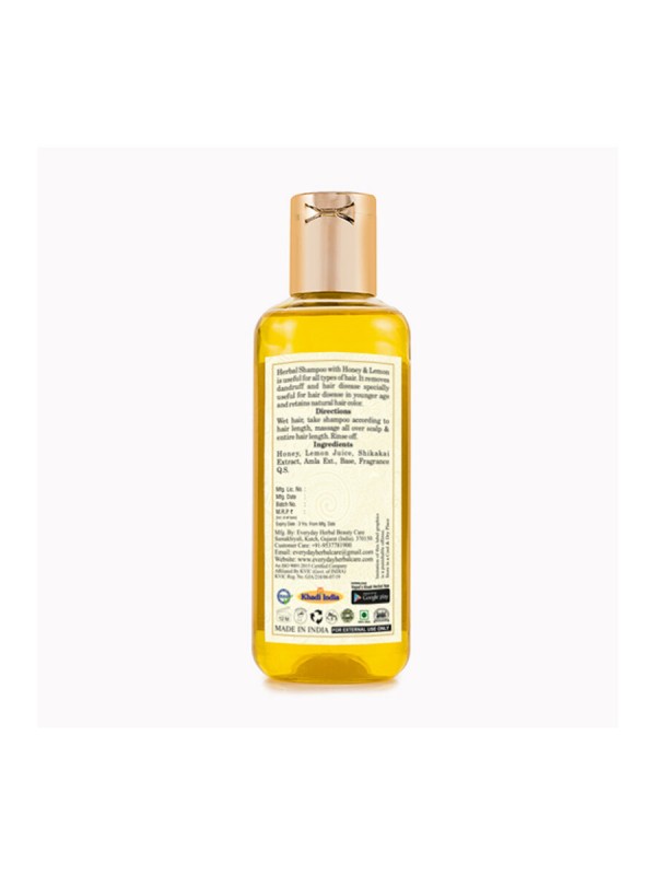 Vagad's Khadi Lemon & Honey Shampoo 210 ml