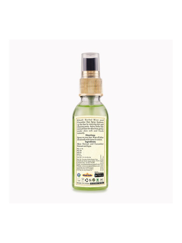 Vagad's Khadi Mint Cucumber Face Spray 100 ml
