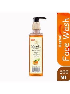Vagad's Khadi Orange & Lemongrass Face Wash 200 ml