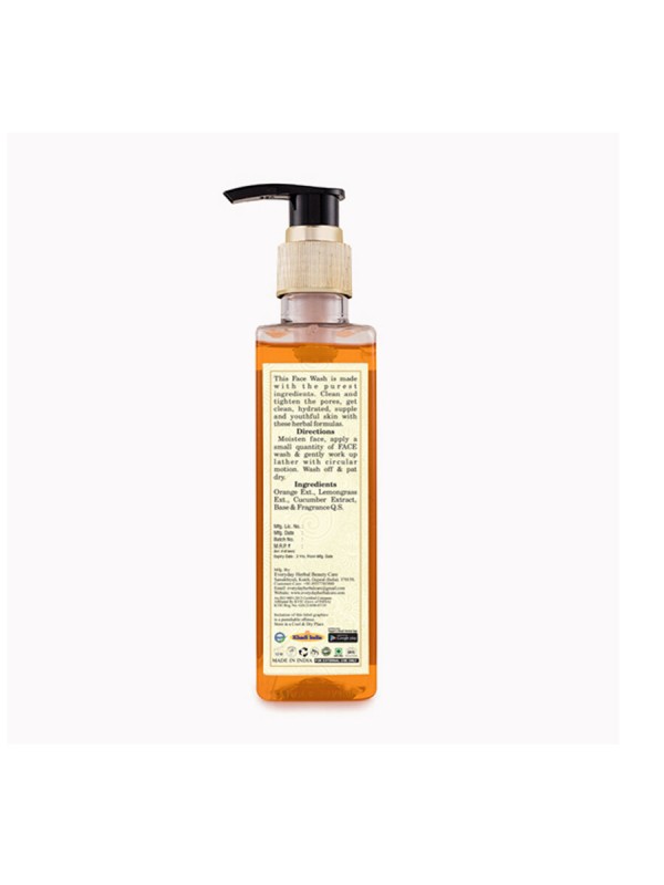 Vagad's Khadi Orange & Lemongrass Face Wash 200 ml
