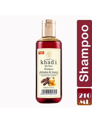 Vagad's Khadi Shikakai & Honey Shampoo 210 ml