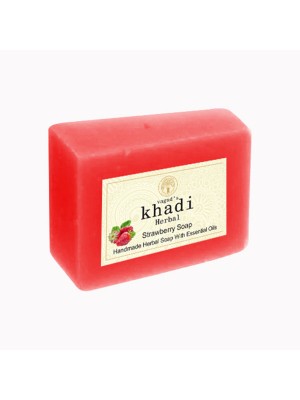 Vagad's Khadi Strawberry Soap 125 gm
